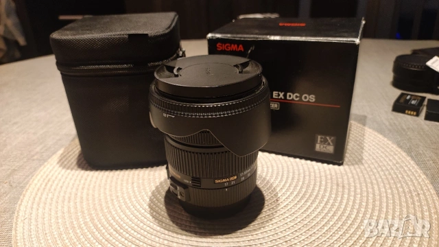 Продавам обектив Sigma 17-50mm f/2.8 EX DC OS HSM за Canon EF-S., снимка 10 - Обективи и филтри - 53611147