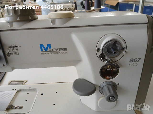 Двуиглова шевна машина с троен транспорт Durkopp Adler 867, снимка 3 - Други машини и части - 53883564