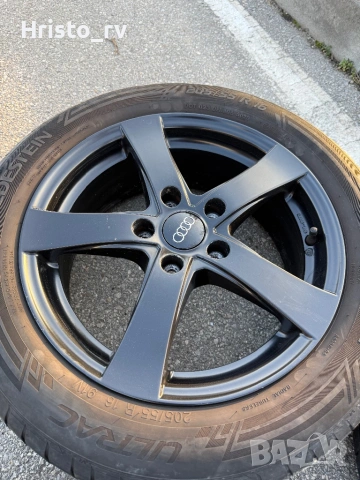 Летни гуми +алуминиеви джанти 5 112 16, снимка 3 - Гуми и джанти - 53711535