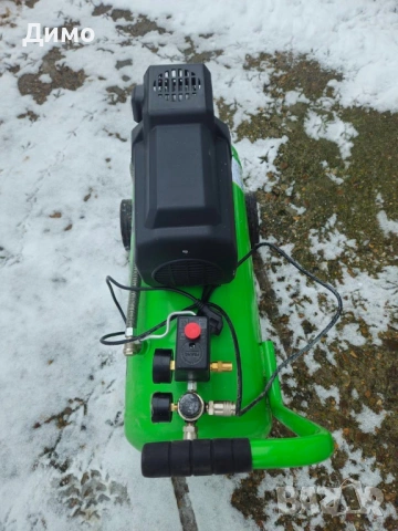 Нов електрически компресор Zipper | 50L, снимка 2 - Компресори - 53323744