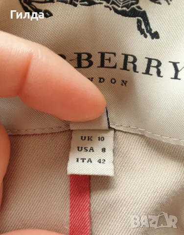 Burberry шлифер тренчкот M 38, снимка 10 - Шлифери - 49784750