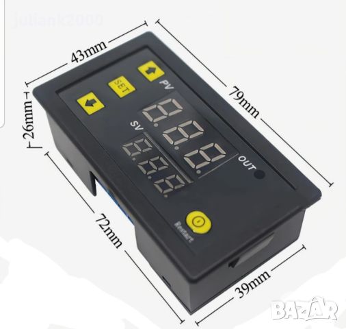 Терморегулатор термоконтролер 220Волта , снимка 3 - Друга електроника - 45111624