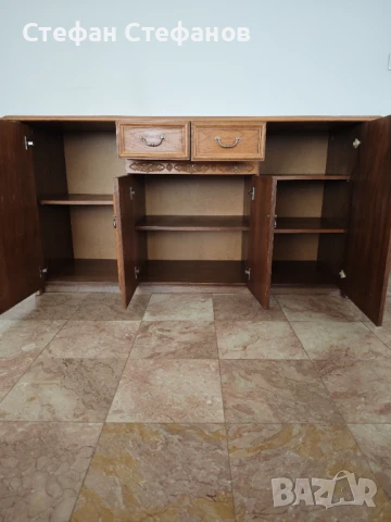 Голям масивен бароков скрин, снимка 2 - Скринове - 50757760