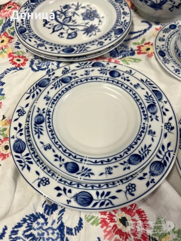 За днес малко синичко💙  Син лук и Кахла💙 Чайник с много любима моя форма Височина-14.5 см Цена-15€, снимка 7 - Сервизи - 53716226