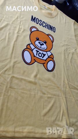  Love moschino дамски маркови тениски промоция безплатна доставка, снимка 2 - Тениски - 45390309