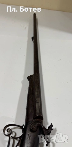 Стара двуцевна пушка, снимка 9 - Антикварни и старинни предмети - 54017604