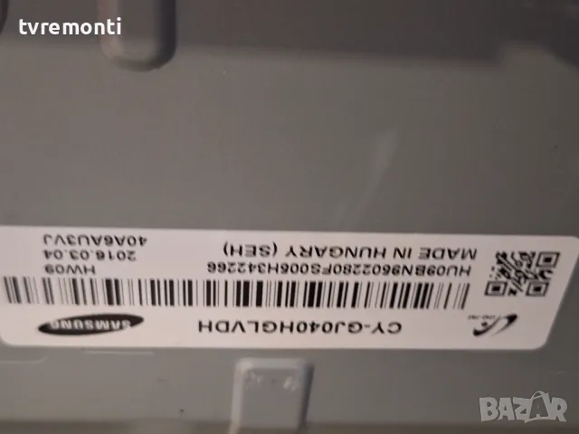 TCon BOARD, BN95-01939B,BN41-02297A,SAMSUNG UE40JU6050U 40inc DISPLAY CY-GJ040HGLVDH, снимка 6 - Части и Платки - 47536357