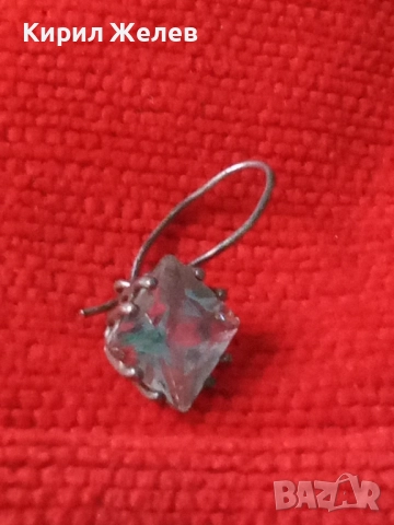 КЛАСИЧЕСКИ МОДЕЛ СКЪПОЦЕННА СРЕБЪРНА ОБЕЦА СРЕБРО 925 с ЮВЕЛИРНО ФАСЕТИРАН МОЙСАНИТ 24375, снимка 11 - Обеци - 50535942