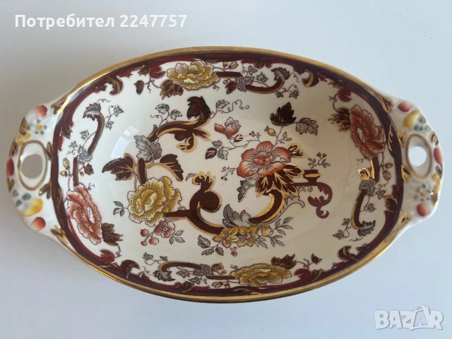 Купа порцелан Masons Brown Velvet, снимка 6 - Антикварни и старинни предмети - 54004372