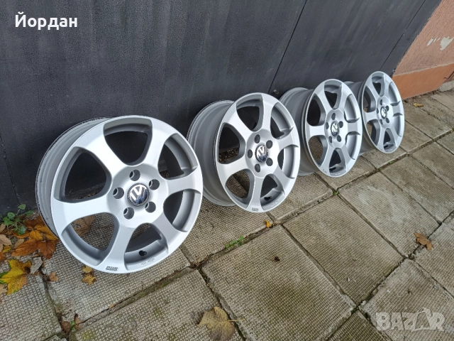 Алуминиеви джанти 16 ' 5x112 VW AUDI SEAT SKODA / Фолксваген 57,1 ЕТ33, снимка 6 - Гуми и джанти - 52379837