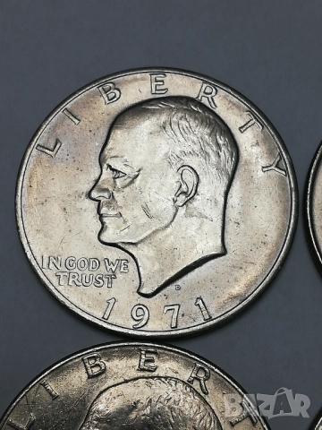6 бр. 1 долар Айзенхауер-1971,72,74,76,77,78 г., снимка 3 - Нумизматика и бонистика - 52587624
