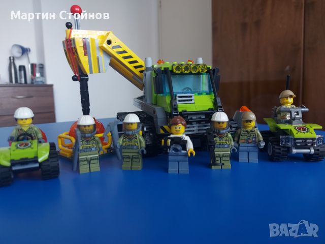 Lego City Volcano Explorers, в отлично състояние, снимка 1 - Конструктори - 46329333