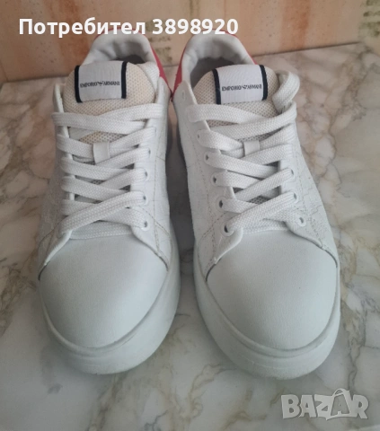 Дамски обувки Emporio Armani, снимка 4 - Маратонки - 54007509