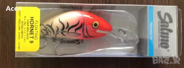 Воблери Salmo Hornet 9 Tiger Red Head