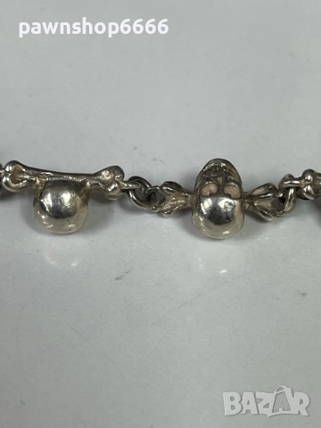 Сребърна верижка за джобен часовник, снимка 18 - Антикварни и старинни предмети - 51455277