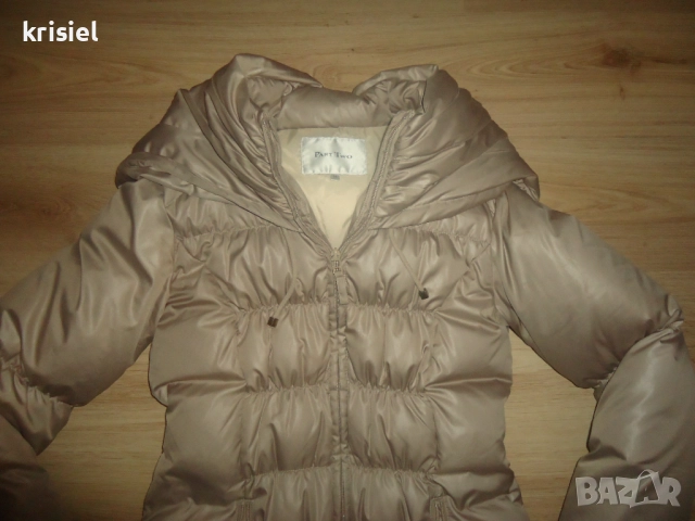 ЕСТЕСТВЕН ГЪШИ ПУХ--ЕЛЕГАНТНО ЯКЕ--М номер, снимка 2 - Якета - 52634818
