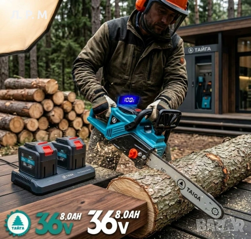 Акумулаторна резачка за дърва 40ск ТАЙГА 