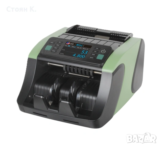 Сертифицирана Банкнотоброячна машина Детектор за Фалшиви Пари 1г. ГАРАНЦИЯ