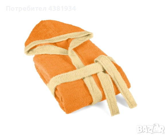 НОВ Детски халат за баня DILIOS, 6-8 Години, 100% Памук, снимка 3 - Хавлии и халати - 52502886