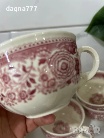 6 чинии за предястие и чаши Villeroy and Boch, снимка 5 - Антикварни и старинни предмети - 51147010