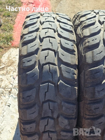 4 броя гуми 235/75/15 Kumho , снимка 6 - Гуми и джанти - 52535586