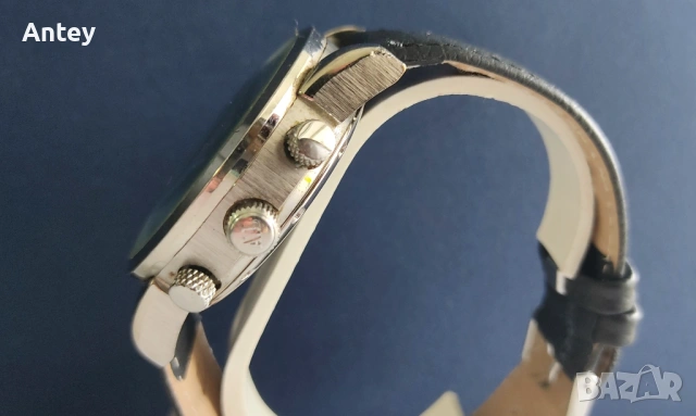 Часовник A. Lange & Sohne, красив и запазен, но не работи стабилно, снимка 3 - Мъжки - 53493941