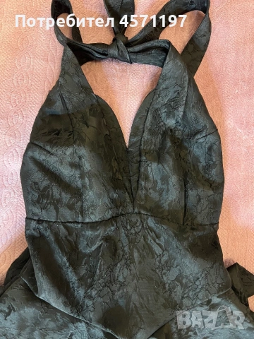 Ефектна черна рокля , снимка 2 - Рокли - 53169920