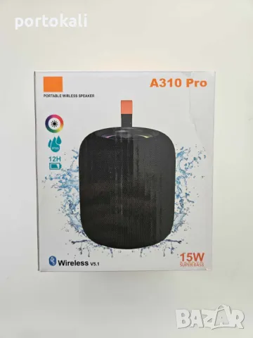 +Гаранция! НОВА! Bluetooth Тонколона колона колонка FM SD USB радио карта памет флашка A310 Pro, снимка 7 - Тонколони - 49903427