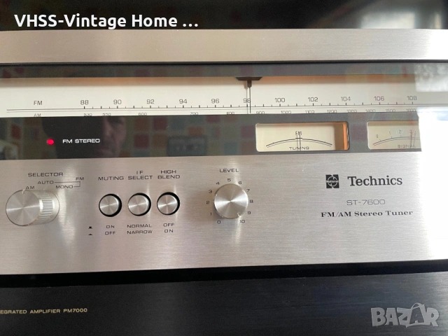 Винтидж стерео тунер Technics ST-7600 - КАТО НОВ , снимка 4 - Тонколони - 49453244