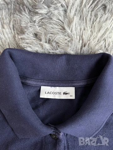 Поло Lacoste тъмно синьо XS малък S , снимка 5 - Ризи - 54257894