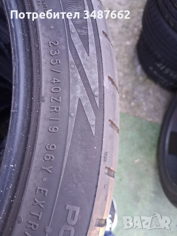 235 4019 NOKIAN 2бр летни дот 2021г , снимка 4 - Гуми и джанти - 53837860