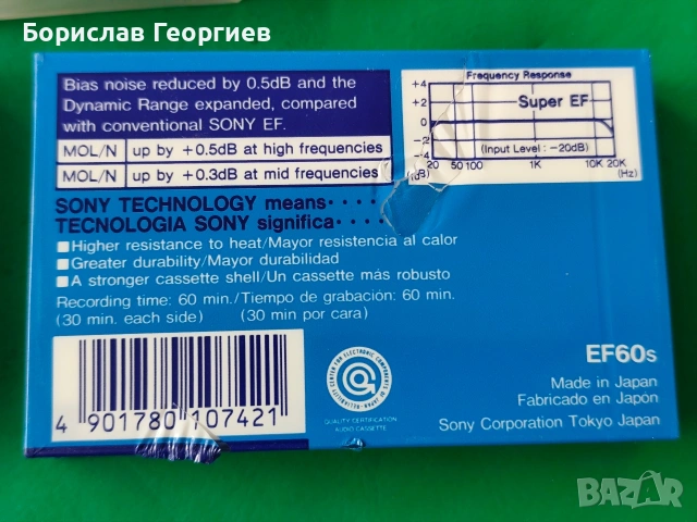 Нови аудио касетки хромни dat sony tdk, снимка 5 - Аудио касети - 53119955