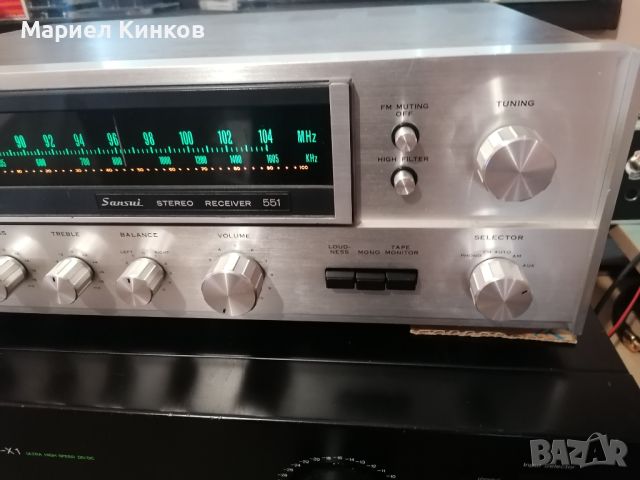 Sansui 551, снимка 4 - Ресийвъри, усилватели, смесителни пултове - 46009609