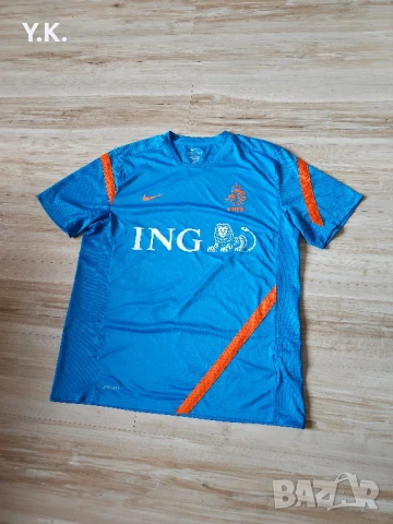 Оригинална мъжка тениска Nike Dri-Fit x Nederlands National Football Team / Season 12 (Training), снимка 2 - Тениски - 51285491