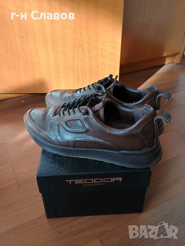 Мъжки Кожени обувки 41, снимка 2 - Ежедневни обувки - 54298556