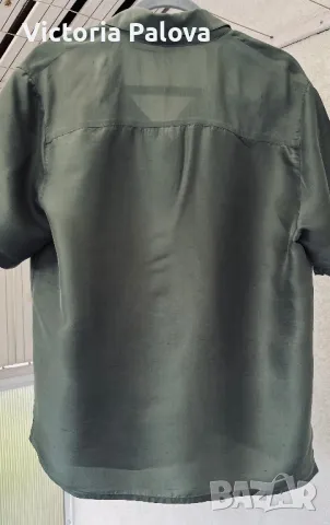 Прекрасна риза MICHELE PERETTO коприна 100%, снимка 10 - Ризи - 50084145