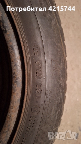 Зимни гуми Continental с метални джанги 80лв.брой, снимка 5 - Гуми и джанти - 52869286