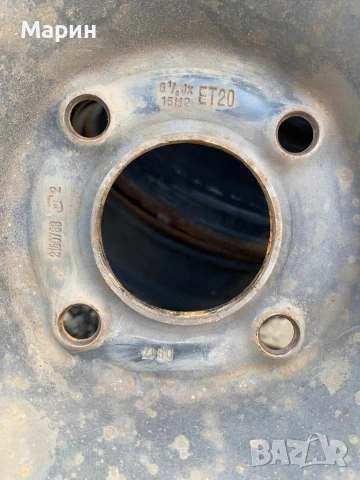 Джанти15 цола  със зимни гуми пежо 2008 , снимка 5 - Гуми и джанти - 53851341