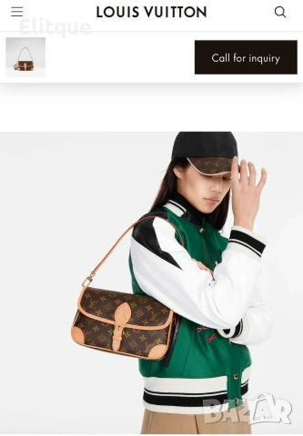 чанти LOUIS VUITTON DIANE ↔️ 24 cm ↕️ 16 cm , снимка 5 - Чанти - 53057094