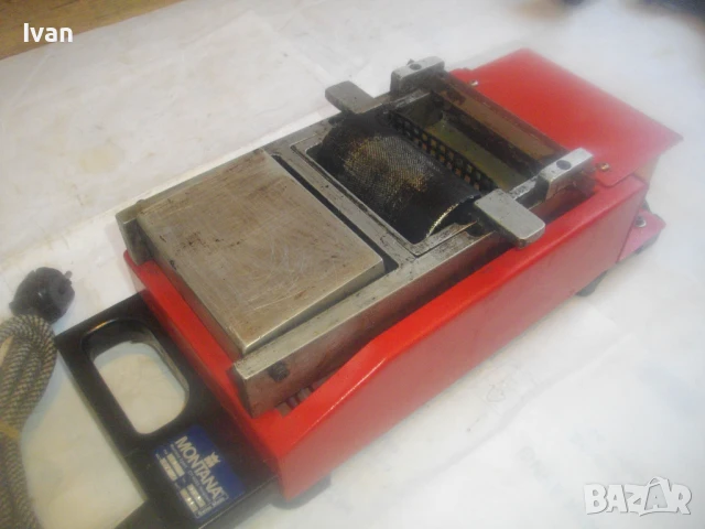 Швейцарска оригинална ел.машина за полагане на вакса на ски и сноуборд MONTANA Swiss Made Масивна9кг, снимка 5 - Други инструменти - 51333877