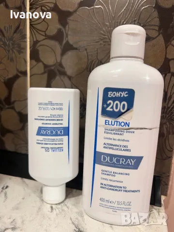 Ducray Elution нежен шампоан, 400 мл, снимка 1 - Продукти за коса - 48921404