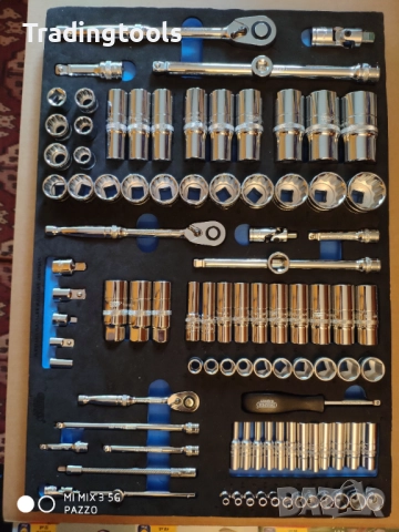 DRAPER EXPERT гедоре /гидория 1/4 3/8 1/2 96части вложки камъни комплект, снимка 3 - Гедорета - 52856128