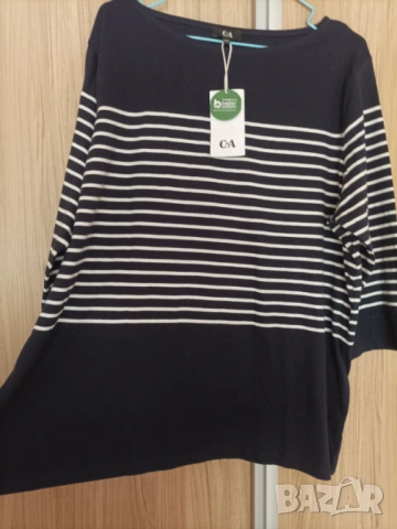 Нова памучна блуза , снимка 3 - Блузи с дълъг ръкав и пуловери - 53871536