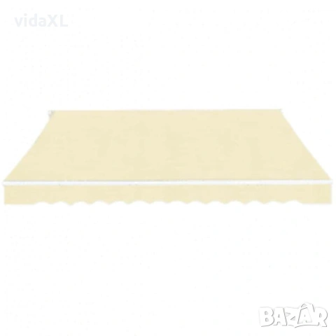 vidaXL Сгъваема тента с ръчно задвижване, 600 см(SKU:276353), снимка 2 - Градински мебели, декорация  - 54179471