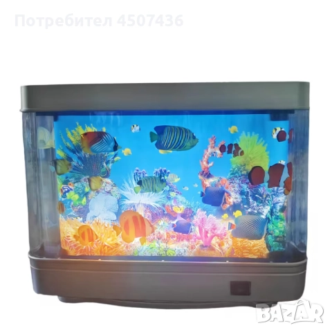 USB лампа аквариум и коралов риф,уникален LED изкуствен аквариум, снимка 5 - Декорация за дома - 52816795