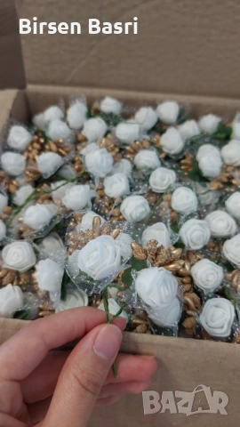 Бутониери за сватба , снимка 2 - Сватбени аксесоари - 52484391