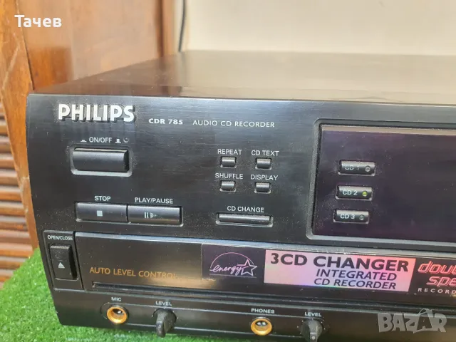 Philips cdr 785-cd recorder, снимка 4 - Декове - 47170891