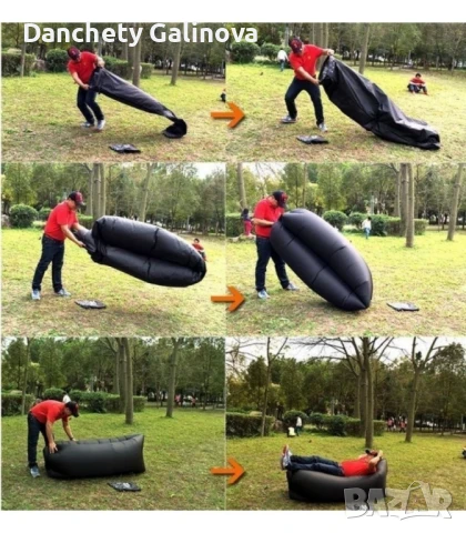 Самонадуващо се легло подходящо за планина и море Lazy Bag, снимка 2 - Надуваеми легла - 50751221