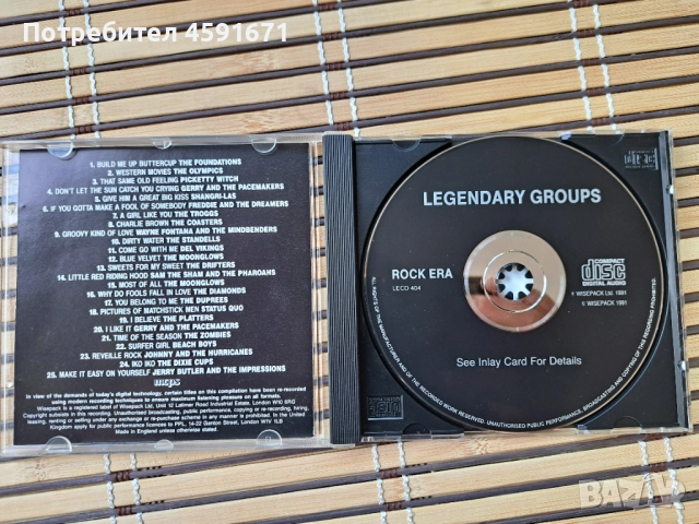 Rock Era - The Legendary Groups, снимка 2 - CD дискове - 51838384