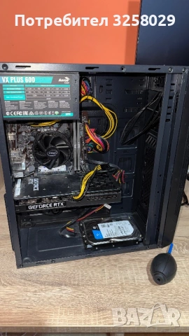 Геймърски компютър RTX 3060 + i5-11400 + 32GB RAM, снимка 4 - Геймърски - 53778814